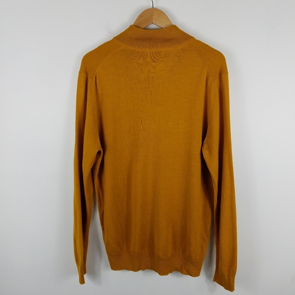 Club Room Merino Wool Quarter Zip Pullover Sweater - Picture 5 of 8